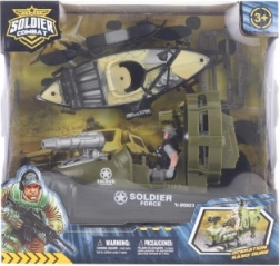 Militärset mit Boot und Kajak