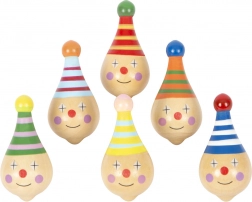 Holzkreisel mit Clown-Motiv SMALL FOOT
