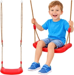 Kunststoff-Kinderschaukel KRUZZEL, rot