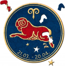 CURIOSI Rundpuzzle Tierkreis – Widder, 33 Teile