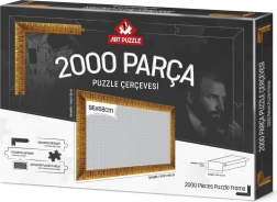 Puzzle-Rahmen 96x68cm gold