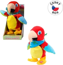 Papagei, der läuft und nachspricht – 22 cm