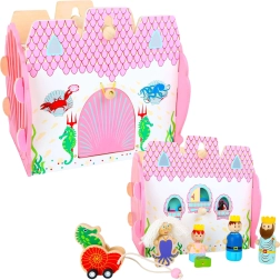 Small Foot Unterwasserschloss mit Holzfiguren