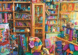 Puzzle 2000 Teile Katzenparadies