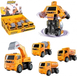 Robotisches Bausatzauto mit Schwungrad