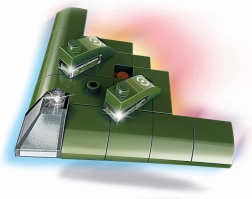 Qman Amphibien-Bomber Electric Ray – Minibausatz mit 38 Teilen