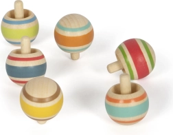 Small foot Holz-Kreisel mit Streifen 1 Stk