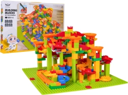 Buntes Baukasten-Murmelbahn 523 Teile