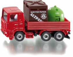 Siku Super Müllfahrzeug mit Abfallcontainern