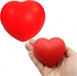 Anti-Stress-Ball in Herzform – rot