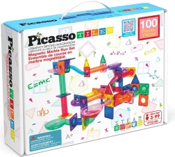 Magnetisches Konstruktionsset PICASSO – 100-tlg. Kugelbahn