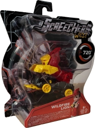 Screechers Wild transformierendes Fahrzeug Wildlife Lion – roter Löwe