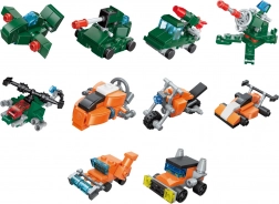 Bausteinset Qman Trans Collector 3v1 Set 10 Stück