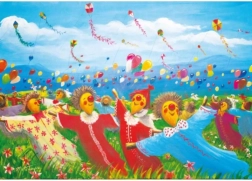 Puzzle „Vogelscheuchenkarnival“ 1000 Teile