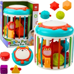 Interaktiver sensorischer Würfel mit Fuchs, Licht und Geräuschen