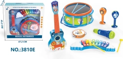 Großes Set mit Musikinstrumenten für Kinder