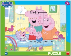 Dino Puzzle Peppa Wutz – Geschwister, 40 Teile