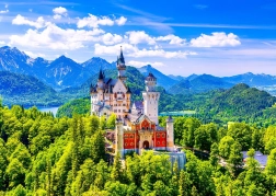 Puzzle Schloss Neuschwanstein im Sommer 1000 Teile