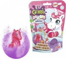 Glibbi Einhorn-Badebombe mit Überraschung