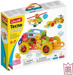 Quercetti Baukasten Tecno Jumbo – kreatives Konstruktionsset für Kinder