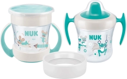Kinderbecher NUK Mini Cups 3-in-1 360° neutral