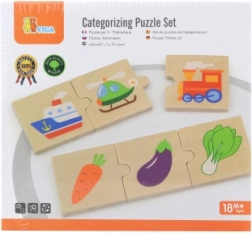 Holzpuzzle Logik VIGA, 24 Teile