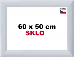 Aluminiumrahmen für Puzzle 60 × 50 cm – silber Alaska