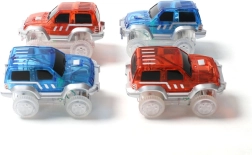 Cleverclixx magnetische Rennstrecke – blaues Auto - 1 Stück