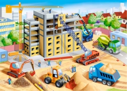 Puzzle Baustelle für Kinder 60 Teile