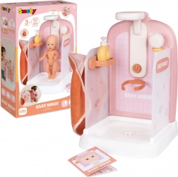Smoby Baby Nurse Duschset für Puppen bis 40 cm mit Zubehör