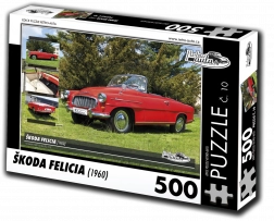 Puzzle Retro-Autos Škoda Felicia 1960 – 500 Teile