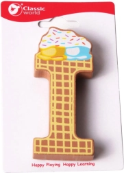 Holzbuchstabe I Classic World