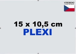 Rahmen Euroclip 15x10,5 cm aus Plexiglas