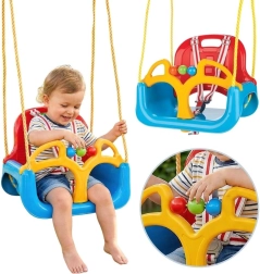Woopie 3-in-1-Kinderschaukel, blau