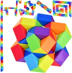 Magische Schlange – bunte Knobel-Puzzle