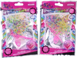 Gummibänder mit Werkzeug zum Armbandknüpfen, 150 Stk.