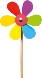 Holzwindmühle Blume