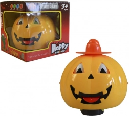 MaDe Kürbis mit Batterien und gruseligem Sound, 13 cm