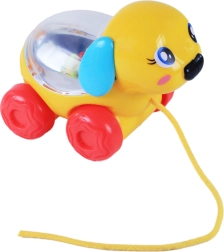 Ziehhund mit bunten Kügelchen für die Kleinsten