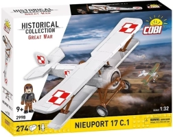 Bausatz Flugzeug Nieuport 17 C.1 – historischer Doppeldecker in polnischer Lackierung (1:32)
