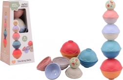Stapelkugeln aus Biokunststoff HAPPY WORLD