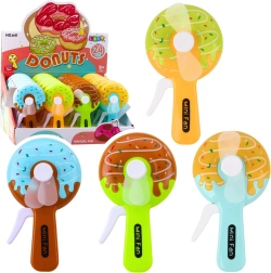 Handbetriebener Mini-Donut‑Ventilator für Kinder – 4 Designs