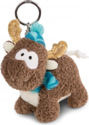 Plüsch-Schlüsselanhänger Rentier Reny Heart 10 cm