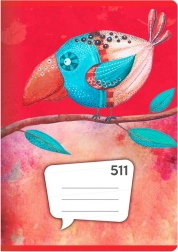 Heft A5, 10 Blatt – liniert 20 mm