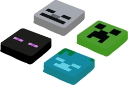 Pixie Crew Minecraft Set Ersatz-Multipixel Enderman