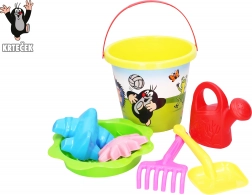 Sandspielset Maulwurf – großer gelber Eimer 3,5 l
