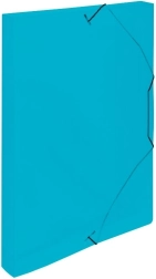 Archivbox mit Gummi blau