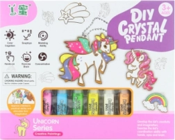 Kreativset – Herstellung und Bemalen von Einhorn-Anhängern