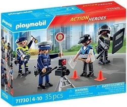 Action Heroes Set mit Polizeifiguren