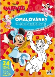 Malbuch A4 mit Minnie-Stickern